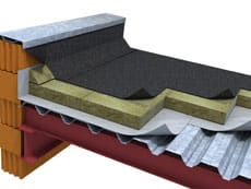 Составляющие элементы плоской крыши